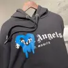 Palm Angels Siyah Baskılı Hoodie