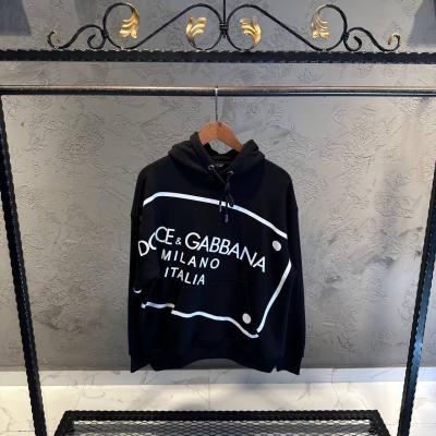 Dolce Gabbana Siyah Baskılı Hoodie