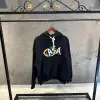 CasaBlanca Baskılı Siyah Hoodie