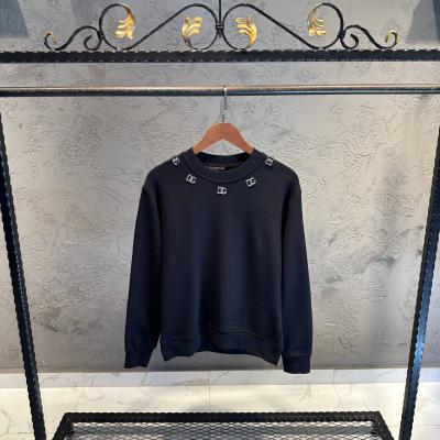 Dolce Gabbana Siyah Logo Detaylı Sweatshirt