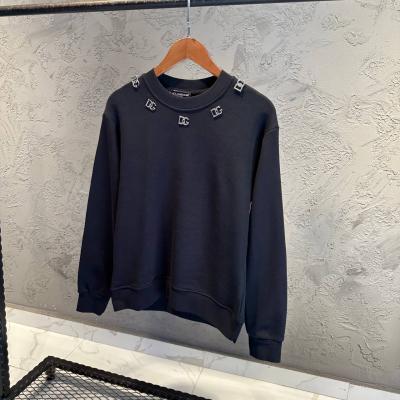 Dolce Gabbana Siyah Logo Detaylı Sweatshirt