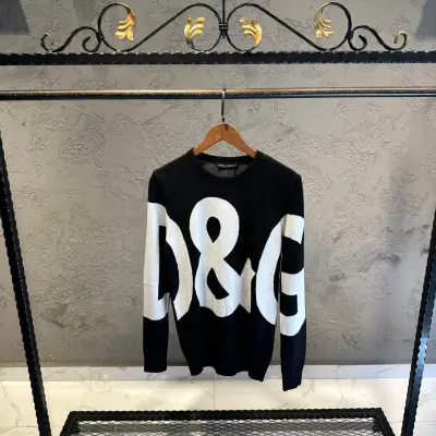 Dolce Gabbana Siyah Beyaz Sweatshirt