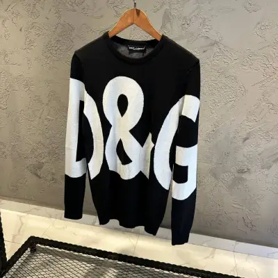 Dolce Gabbana Siyah Beyaz Sweatshirt