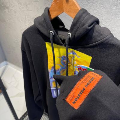 Heron Preston Siyah Baskılı Hoodie