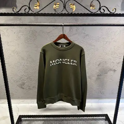 Moncler Yeşil Baskılı Sweatshirt