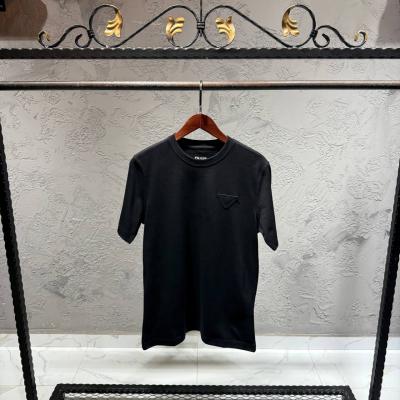 Prada Üçgen Logo Siyah Tshirt