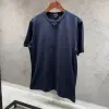 Prada Logo Detaylı Lacivert Tshirt