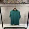 Givench Nakış Detaylı Yeşil Basic Tshirt