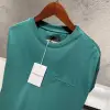 Givench Nakış Detaylı Yeşil Basic Tshirt