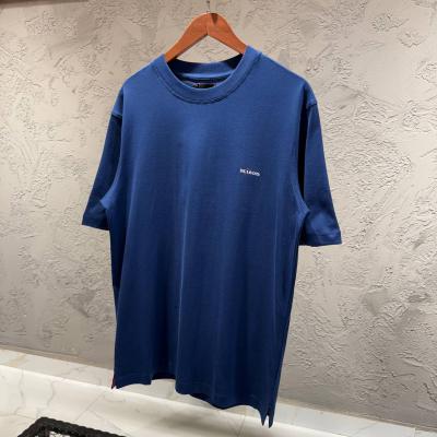 Kiton Logo Detay Mavi Tshirt