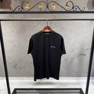 Loro Piana Siyah Logo Detaylı Tshirt