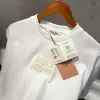 MiuMiu Logo Detaylı Beyaz Tshirt