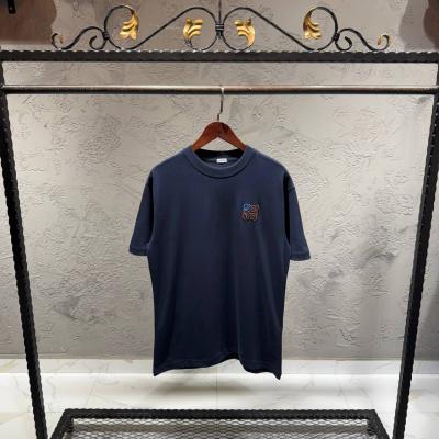 Loewe Logo Detaylı Lacivert Tshirt