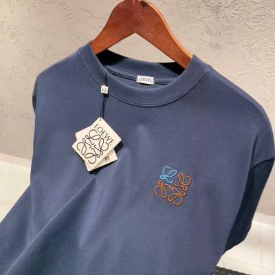 Loewe Logo Detaylı Lacivert Tshirt