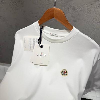 Moncler Logo Detaylı Beyaz Tshirt