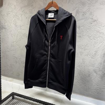 Ami Siyah Zip Hoodie