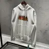 Off White Beyaz Baskılı Hoodie