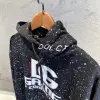 Dolce Gabbana Siyah Baskılı Hoodie