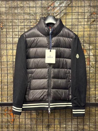 Moncler Siyah Çelik Örme Ceket