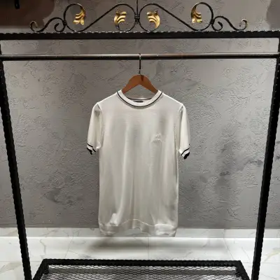 Loro Piana Beyaz Triko Tshirt