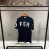 Salvatore Ferragamo Baskılı Lacivert Tshirt