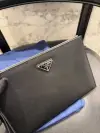 Prada Siyah Logo Detaylı Clutch