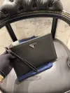 Prada Siyah Logo Detaylı Clutch