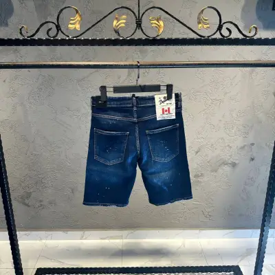 DSQUARED2 Lacivert Yamalı Kot Short