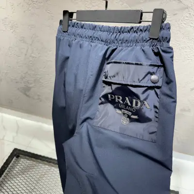 Prada Logo Detay Lacivert Jogger