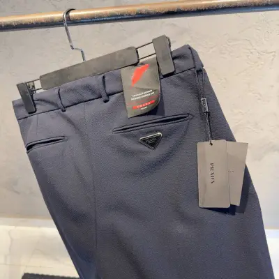 Prada Logo Detay Lacivert Jogger