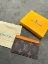 Louis Vuitton Kahverengi Deri Cüzdan