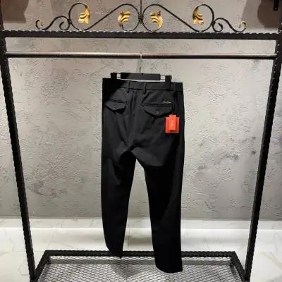 Loro Piana Siyah Logo Detaylı Jogger