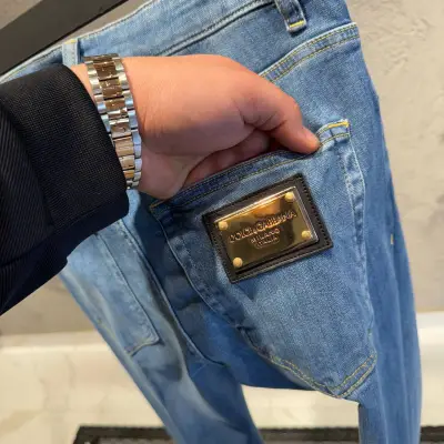 Dolce Gabbana Mavi Armalı Jeans