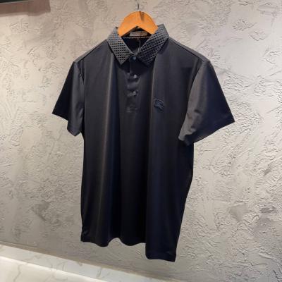 Burberry Siyah Yaka Desenli Tshirt